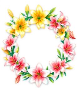 Spring Wreath Paint Numbers