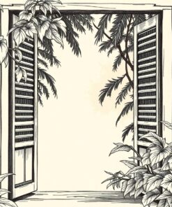 Jungle Sketch Paint Numbers