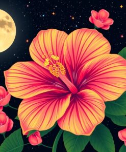 Hibiscus Bloom Paint Numbers