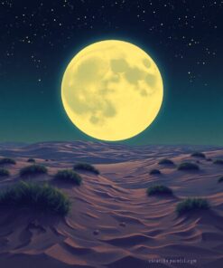 Lunar Sandscape Paint Numbers