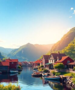 Fjord Sunlight Paint Numbers