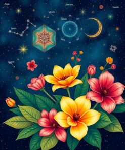 Tropical Blooms Paint Numbers