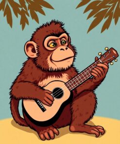 Ukulele Serenade Paint Numbers