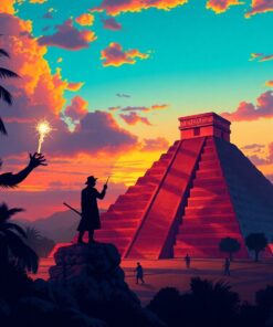 Pyramid Dusk Paint Numbers