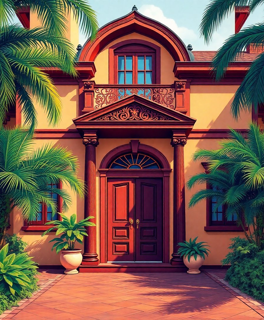 Mansion Entry Paint Numbers Mansion Entry Paint Numbers