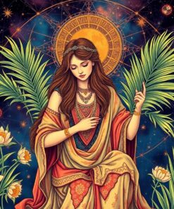 Weaving Palms Paint Numbers