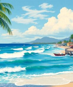 Ocean Waves Paint Numbers