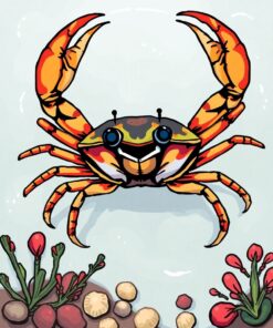 Fiddler Crabs Paint Numbers