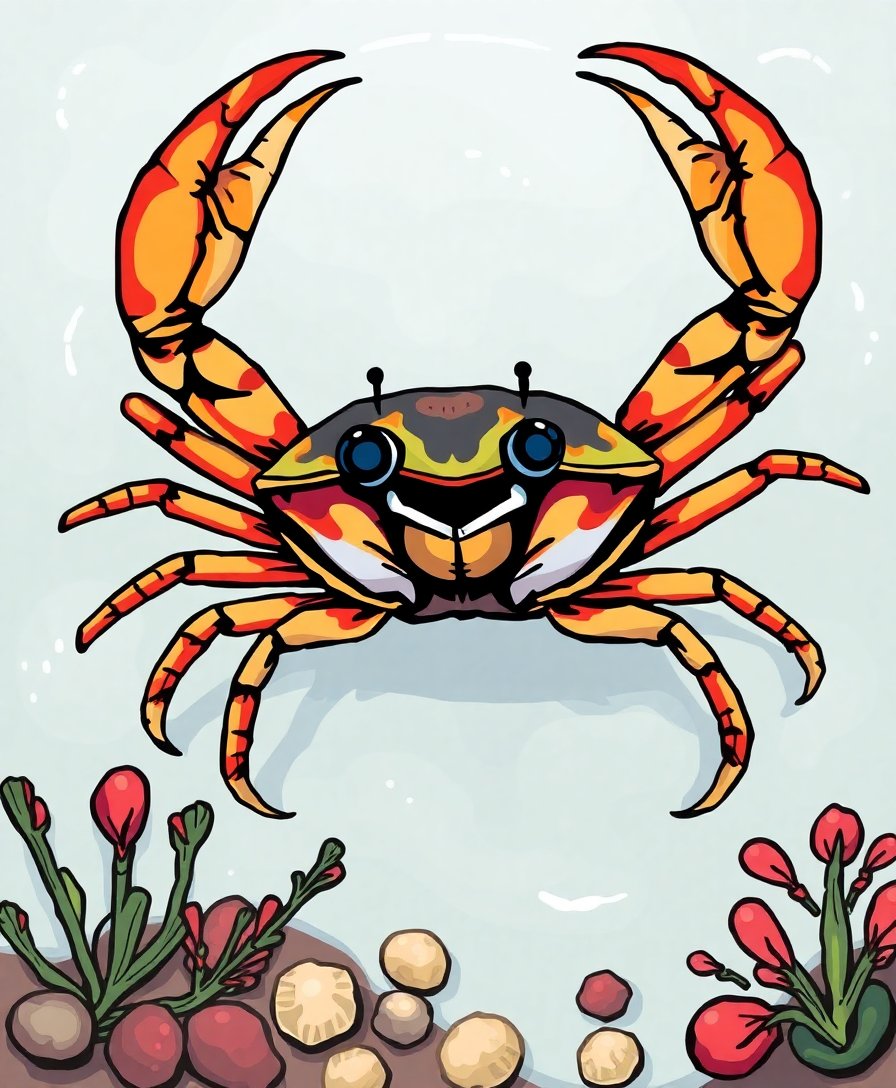 Fiddler Crabs Paint Numbers Fiddler Crabs Paint Numbers