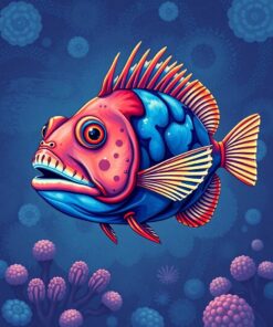 Anglerfish Study Paint Numbers