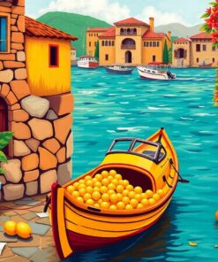 Vintage Mariner Mango Harvest Paint By Numbers