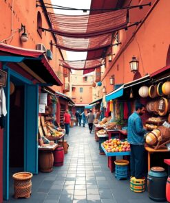 Marrakech Market Paint Numbers