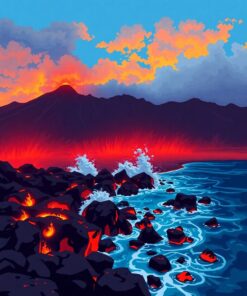 Lava Glow Paint Numbers