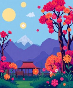 Maya Rainstorm Paint Numbers