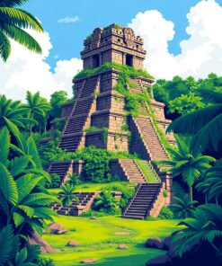 Jungle Ruins Paint Numbers