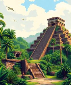 Jungle Ruins Paint Numbers