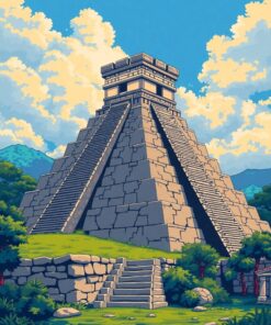 Pyramid Ruin Paint Numbers
