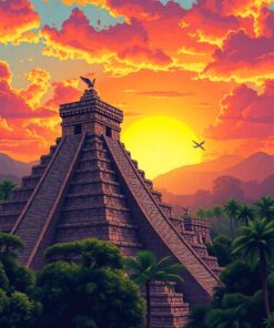 Temple Dawn Paint Numbers