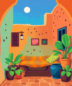 Monstera Nap Paint Numbers