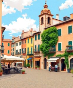 Town Square Paint Numbers