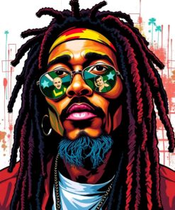 Reggae Portrait Paint Numbers