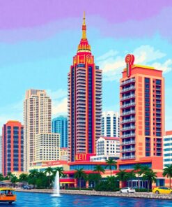 Deco Skyline Paint Numbers