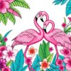 Flamingo Deco Paint Numbers