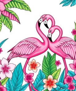 Flamingo Deco Paint Numbers