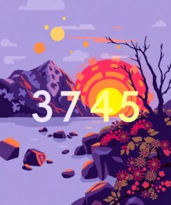 Geometric Nights Paint Numbers