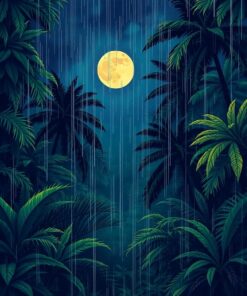 Midnight Monsoon Paint Numbers