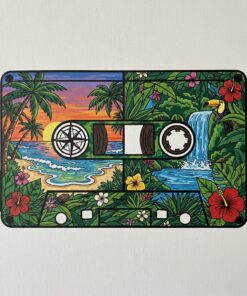 Vintage Mixtape Tropical Escape Paint By Numbers