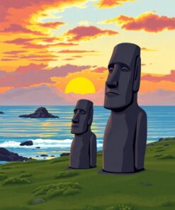 Coastal Sunset Paint Numbers