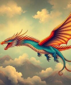 Dragon Flight Paint Numbers