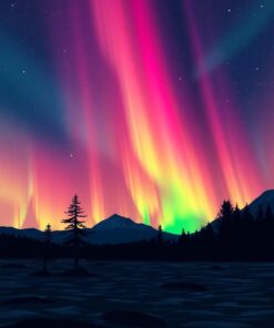 Northern Lights Paint Numbers