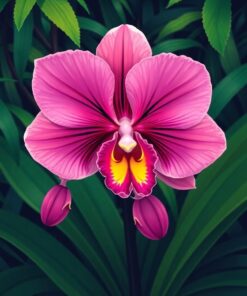 Monsoon Orchid Paint Numbers