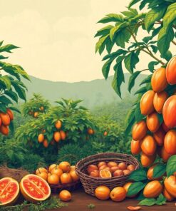 Papaya Harvest Paint Numbers