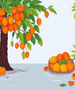 Vintage Monsoon Papaya Harvest Paint By Numbers