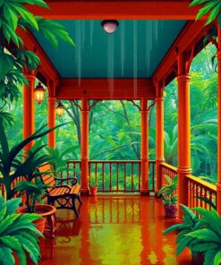 Monsoon Veranda Paint Numbers