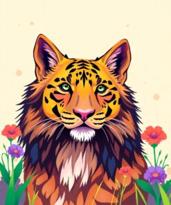 Television Glow Paint Numbers