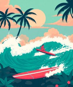 Dawn Surf Paint Numbers