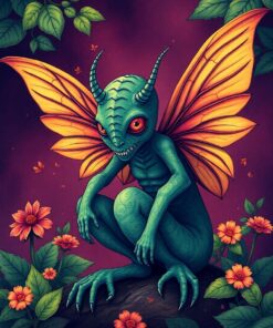 Monstera Faerie Paint Numbers