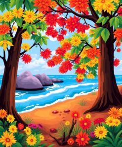 Fern Canopy Paint Numbers