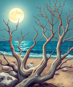 Coastal Branches Paint Numbers