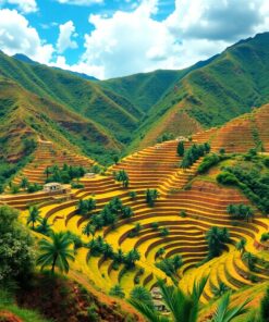 Tropical Terraces Paint Numbers