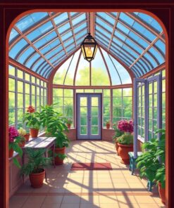 Morning Conservatory Paint Numbers