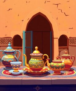 Tea Set Paint Numbers