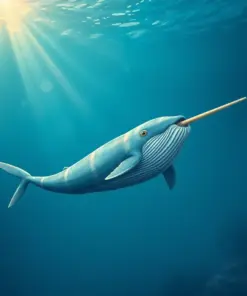 Vintage Narwhal Benthic Dive paint by numbers