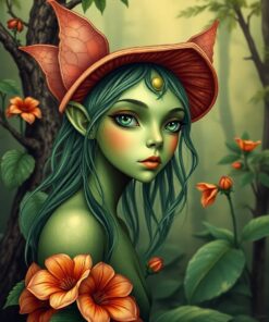 Sylph Portrait Paint Numbers