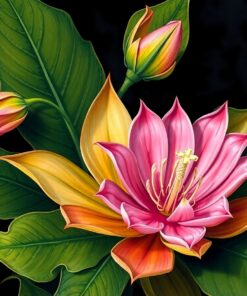 Blooming Cereus Paint Numbers