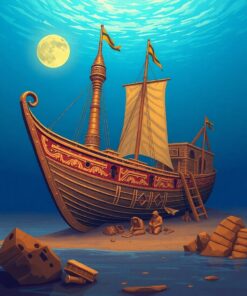 Nile Shipwreck Paint Numbers